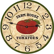 Country Kitchen Clocks-Primitive Home Decor